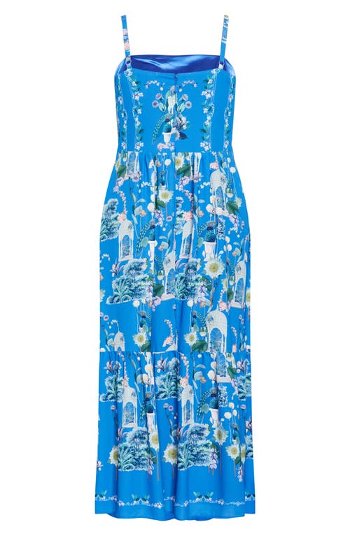 Shop City Chic Molly Midi Sundress In Avery Blue