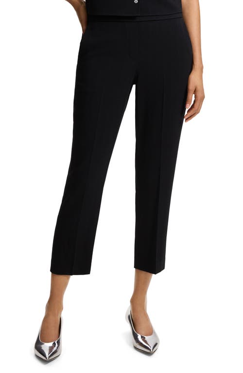 Theory Treeca Admiral Pull-on Crop Pants In Black
