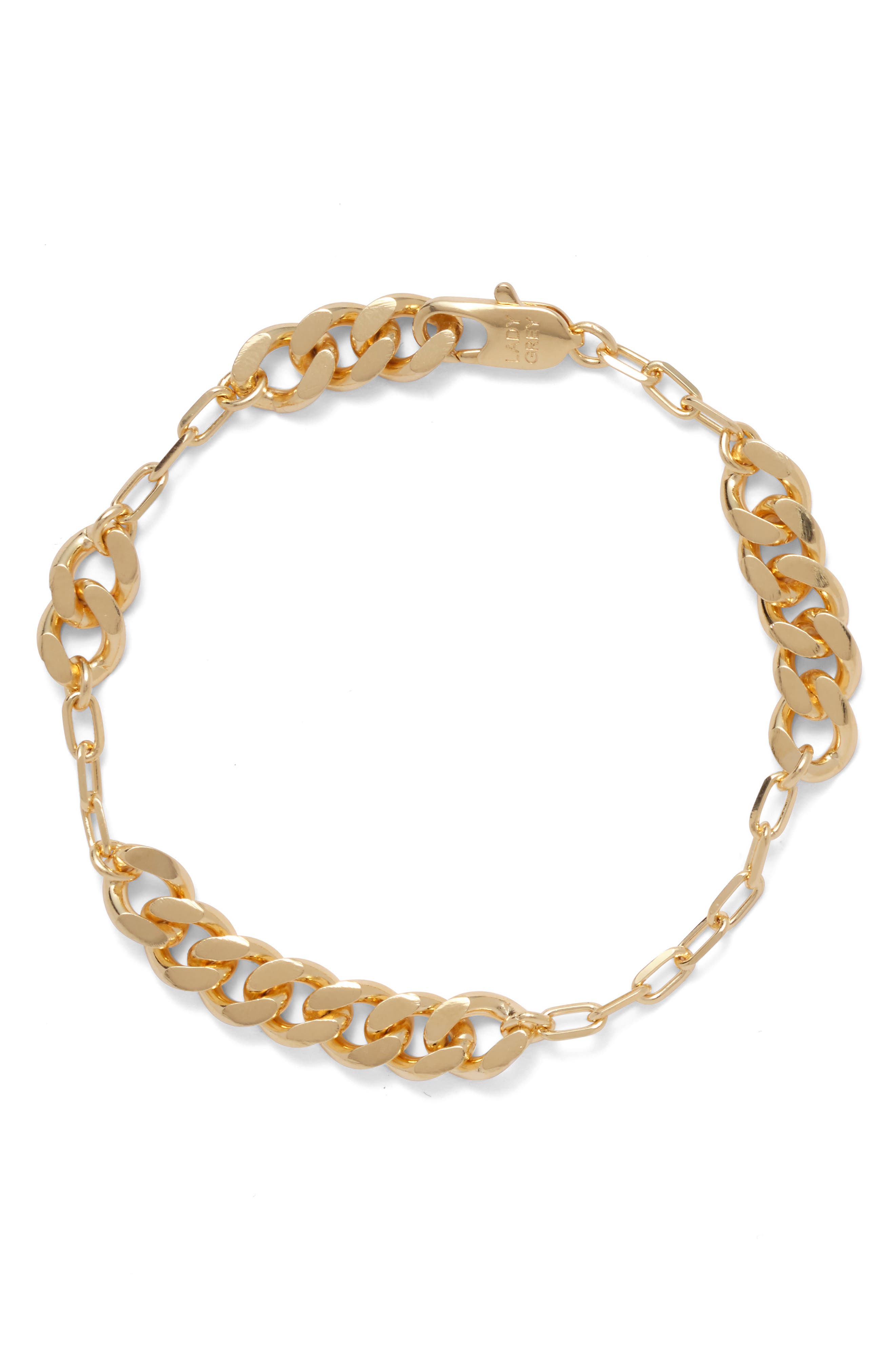 Lady Grey Trace Chain Bracelet in Gold Cover