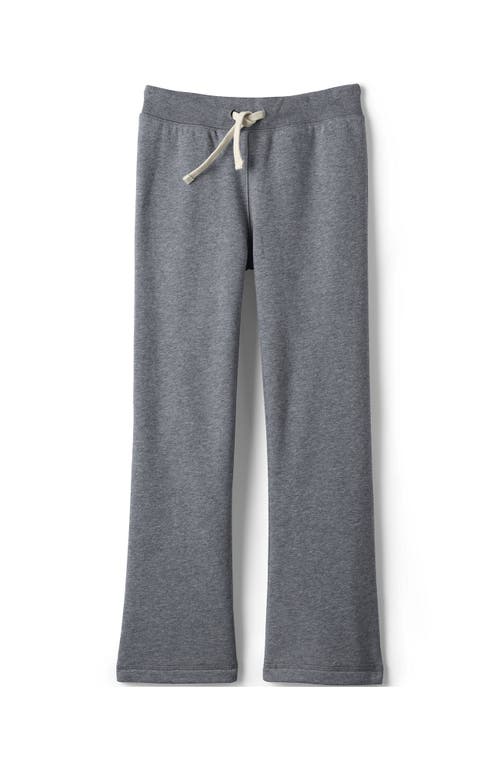 Shop Lands' End School Uniform Girls Sweatpants In Pewter Heather