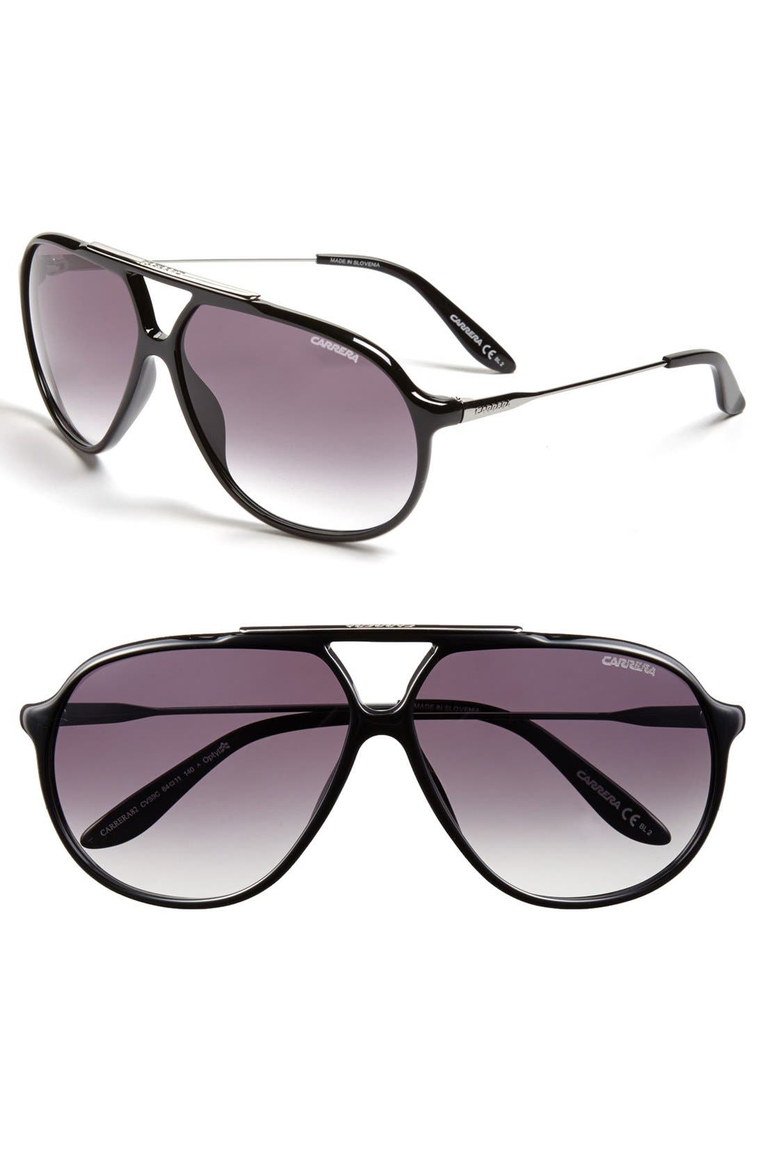 Carrera Eyewear 64mm Aviator Sunglasses Nordstrom