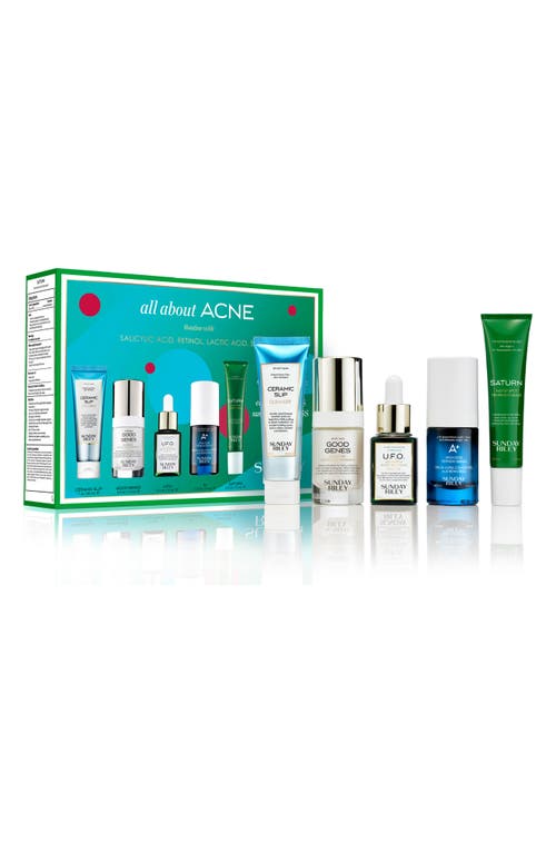 Sunday Riley All About Acne Skin Care Set USD $163 Value