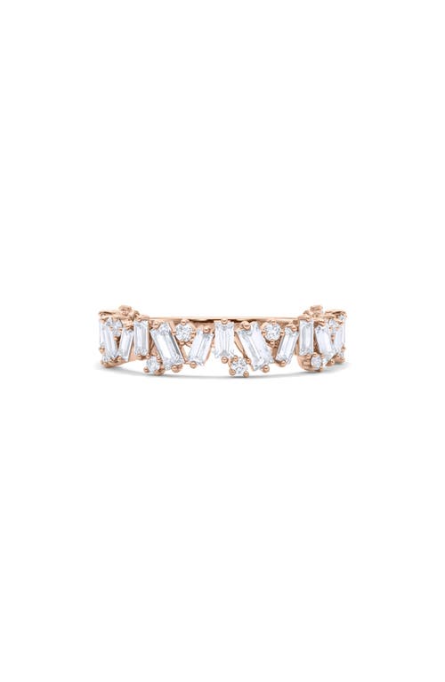 Shop Hautecarat Lab Created Diamond 3/4 Eternity Ring In Rose Gold