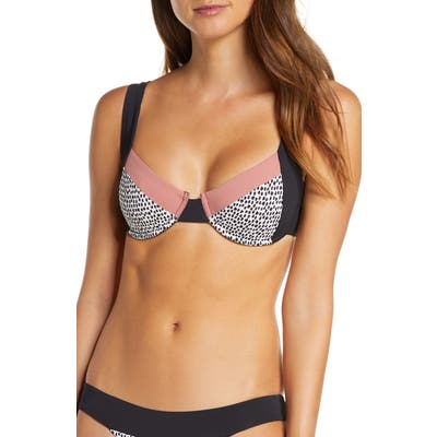 Tavik Sawyer Bikini Top, Black