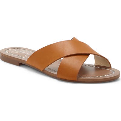 Jessica Simpson Elaney Slide Sandal, Brown