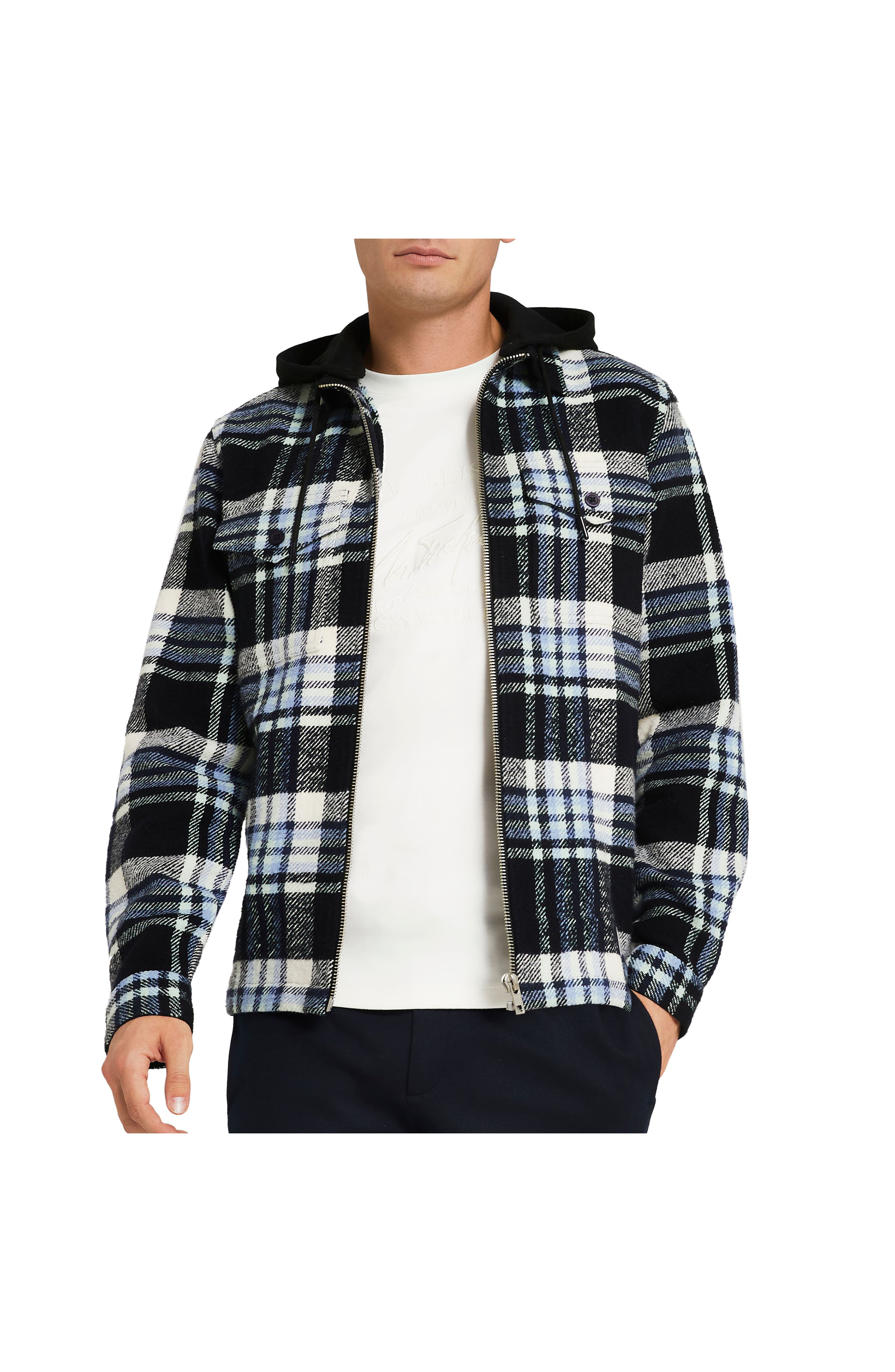 button up jacket with hood
