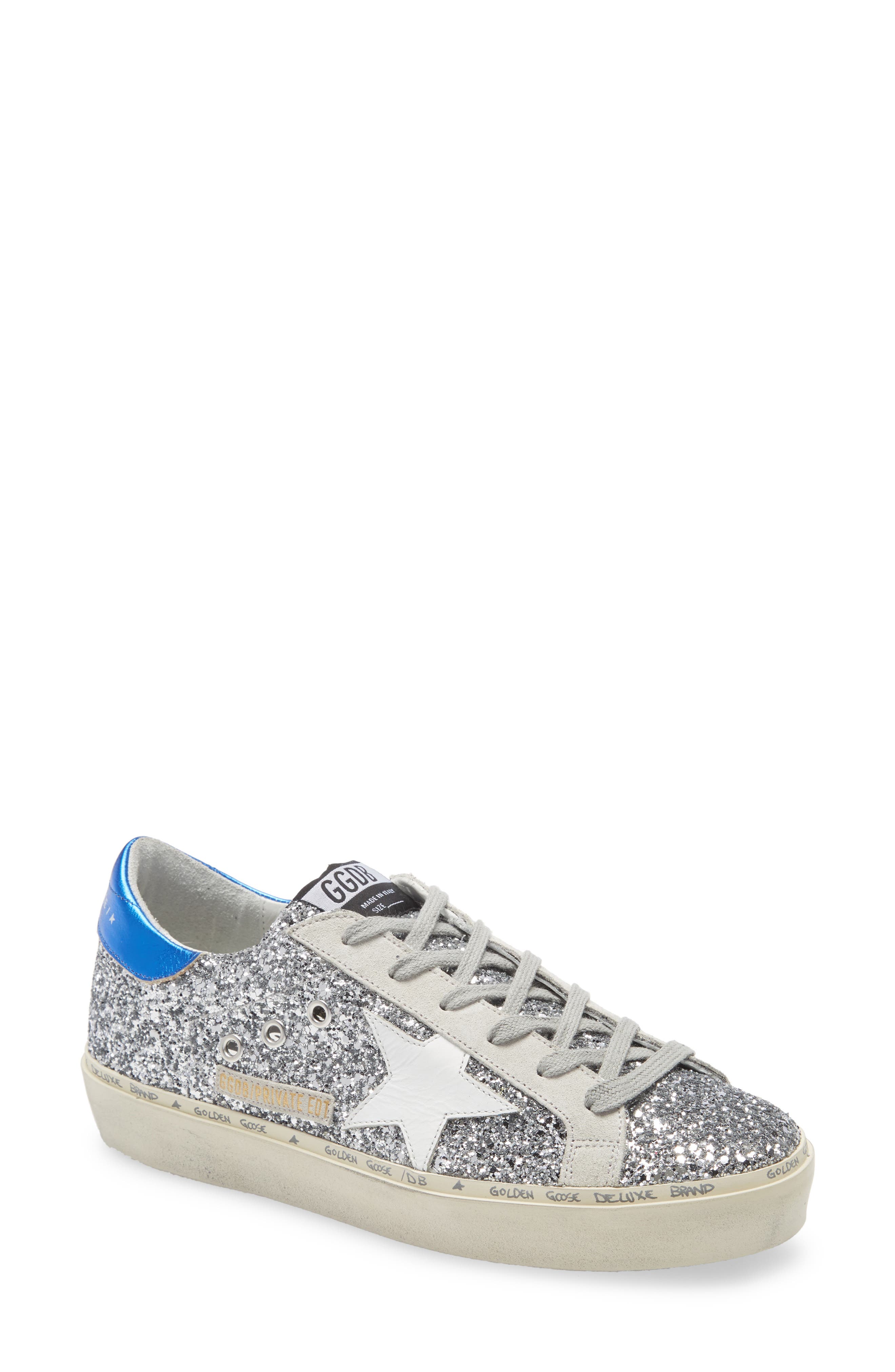 sparkly platform sneakers