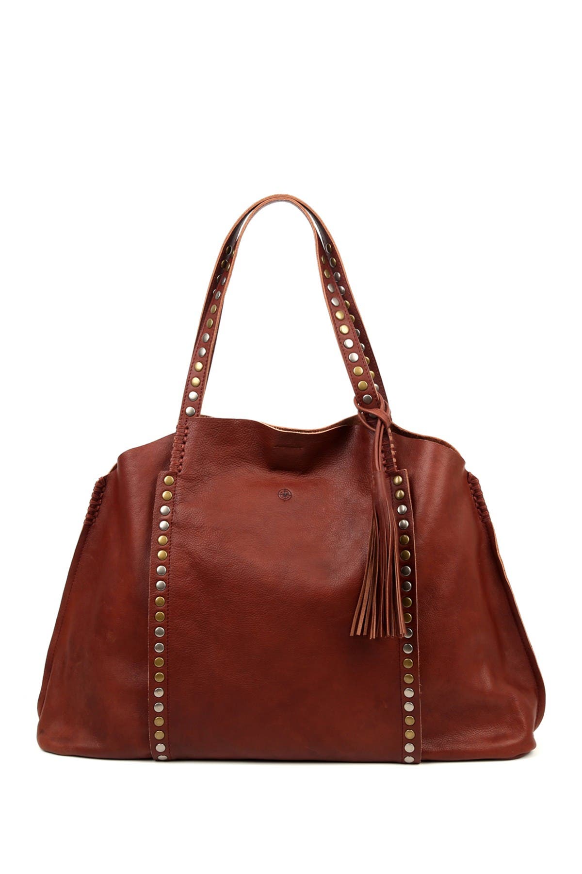 Old Trend Birch Leather Tote Bag In Brown