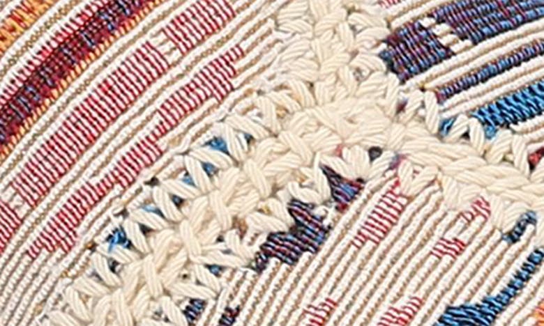 Shop Frye Pipa Crochet Platform Sandal In Ivory Multi