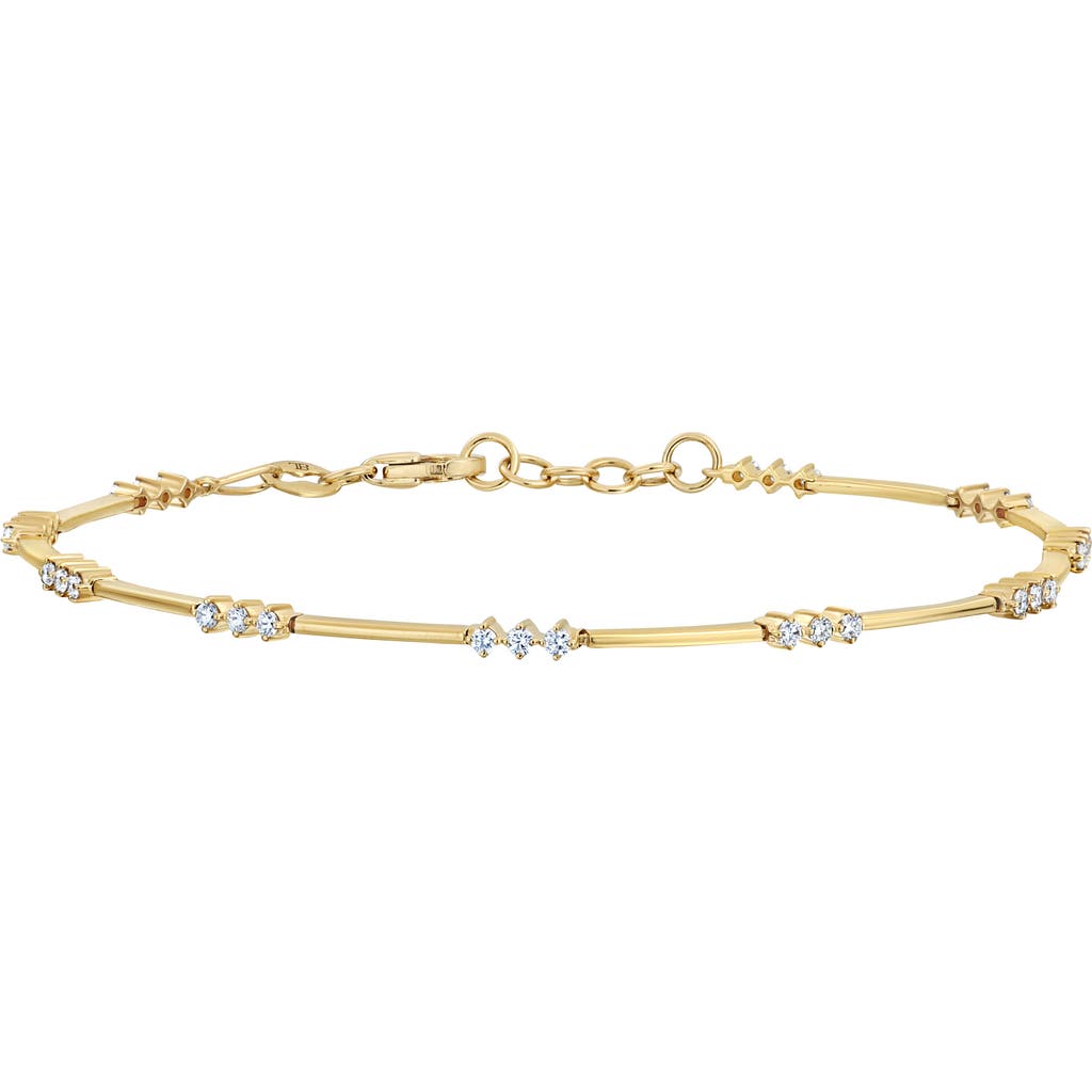 Bony Levy Aviva Diamond Line Bracelet In 18k Yellow Gold