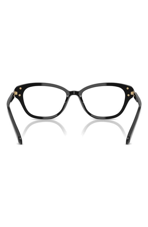 Swarovski 52mm Pillow Optical Glasses In Black