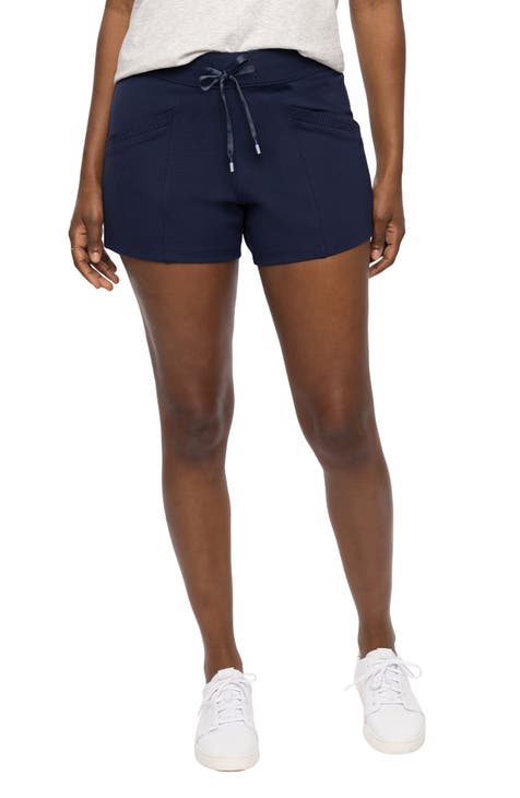 Women's Blue Athletic Shorts