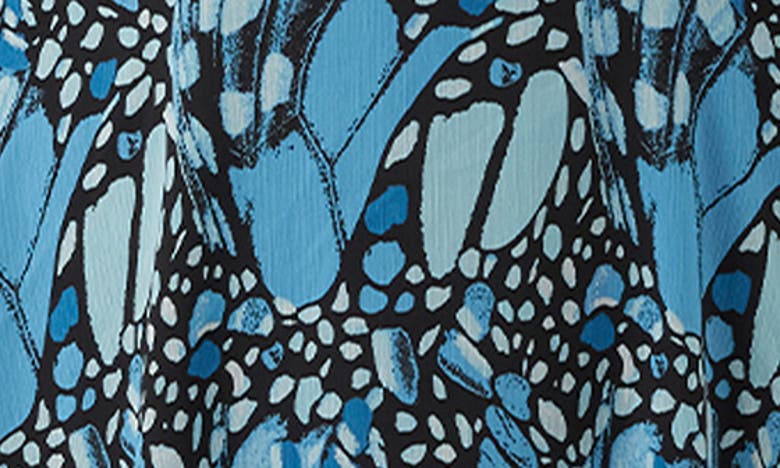 Shop Estelle Painted Lady Handkerchief Hem Dress In Alaskan Blue