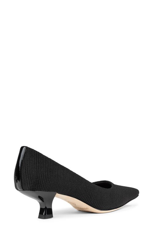 Shop Donald Pliner Cristin Kitten Heel Pump In Black