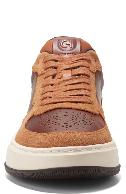 Shop Cole Haan Grandpro Crossover Sneaker In Acorn/trellis/ivory