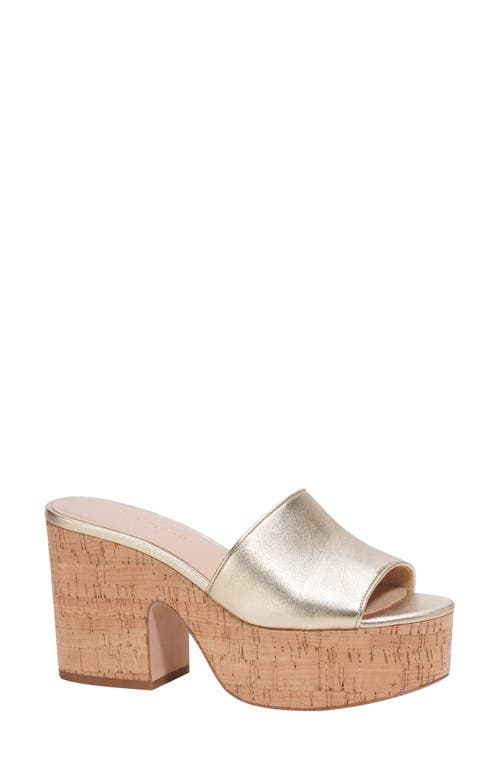 Kate Spade New York ibiza platform sandal Pale Gold at Nordstrom,