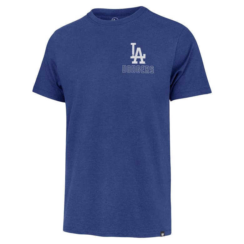 Shop 47 ' Royal Los Angeles Dodgers Hang Back Franklin T-shirt