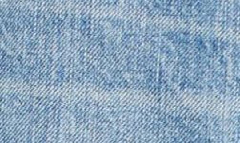 Shop Moussy Dalemere Denim Cutoff Shorts In Blue