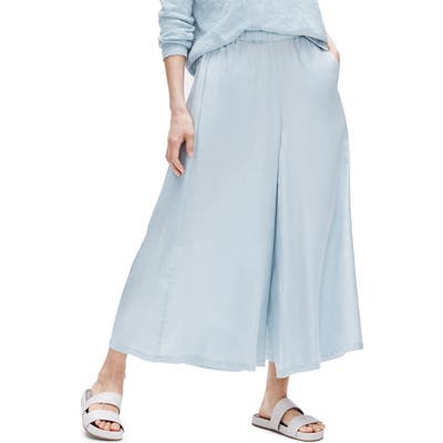 Eileen Fisher Crop Culotte Pants, Blue