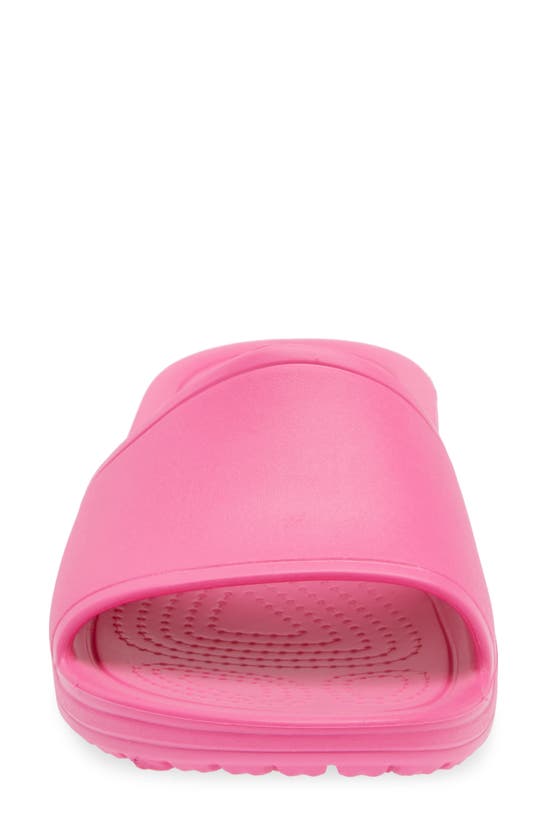 Crocs Kadee Slide Sandal In Electric Pink