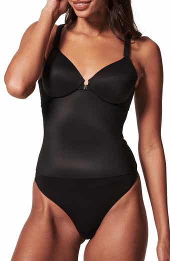TC Fine Intimates Women's Hi-Waist Thigh Slimmer 4229 Black Body Shaper SM  at  Women's Clothing store