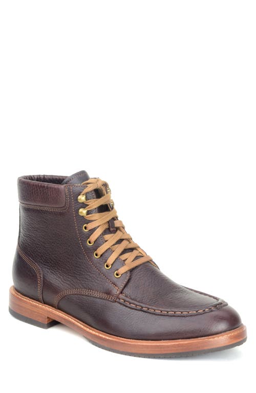 Shop Warfield & Grand Roseberg Derby Boot In Dark Brown