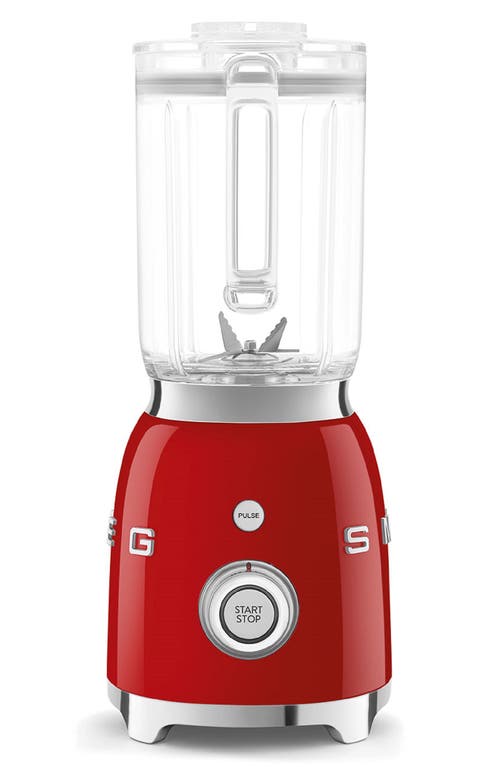 Shop Smeg '50s Retro Style Blender In Red