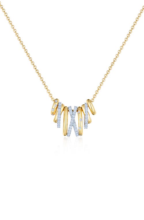 Kwiat Orbit Diamond Pendant Necklace In Gold