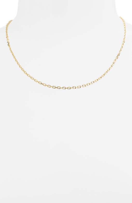 Argento Vivo 18k Gold Plated Sterling Silver Chain Necklace In Gold