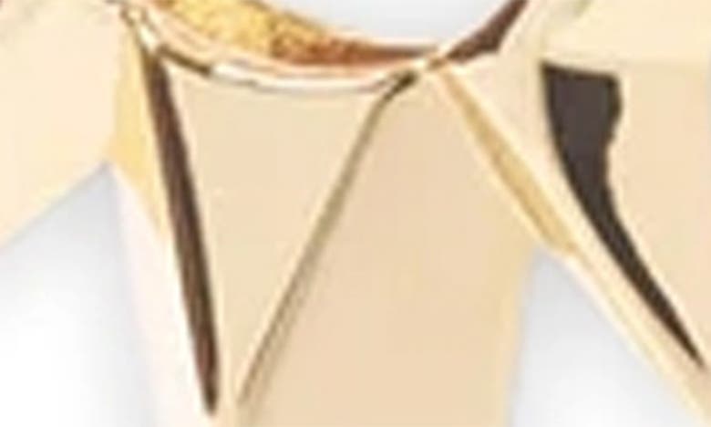 Shop Melinda Maria Gabriella Triple Spike Hoop Earrings In Gold