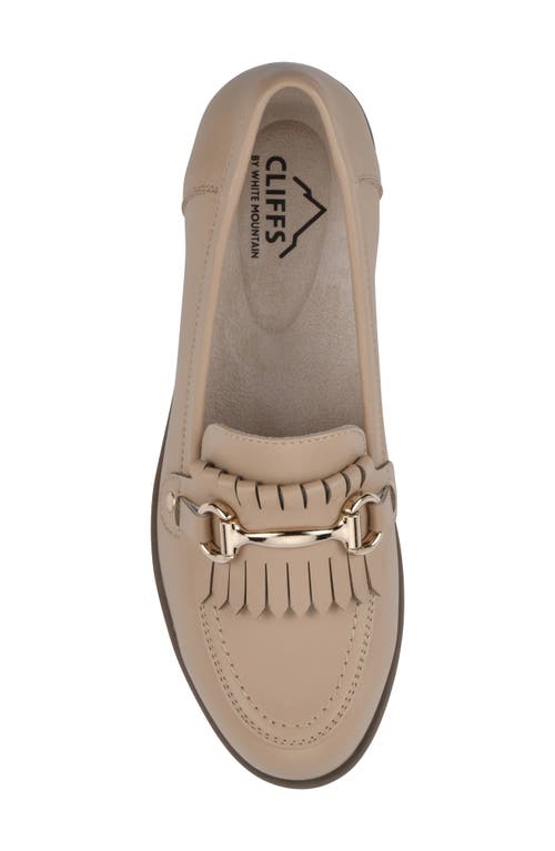 Shop Cliffs By White Mountain Galeena Buckle Kiltie Loafer In Natural/smooth