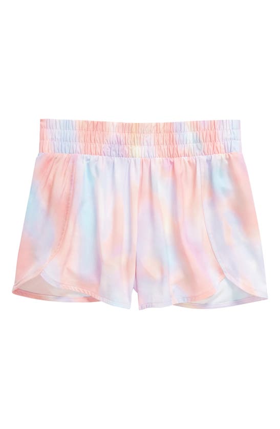Shop Zella Girl Kids' On Your Mark Shorts In Pink Prism Float