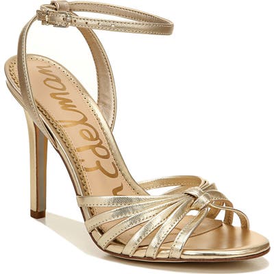 Sam Edelman Adaline Ankle Strap Sandal- Metallic