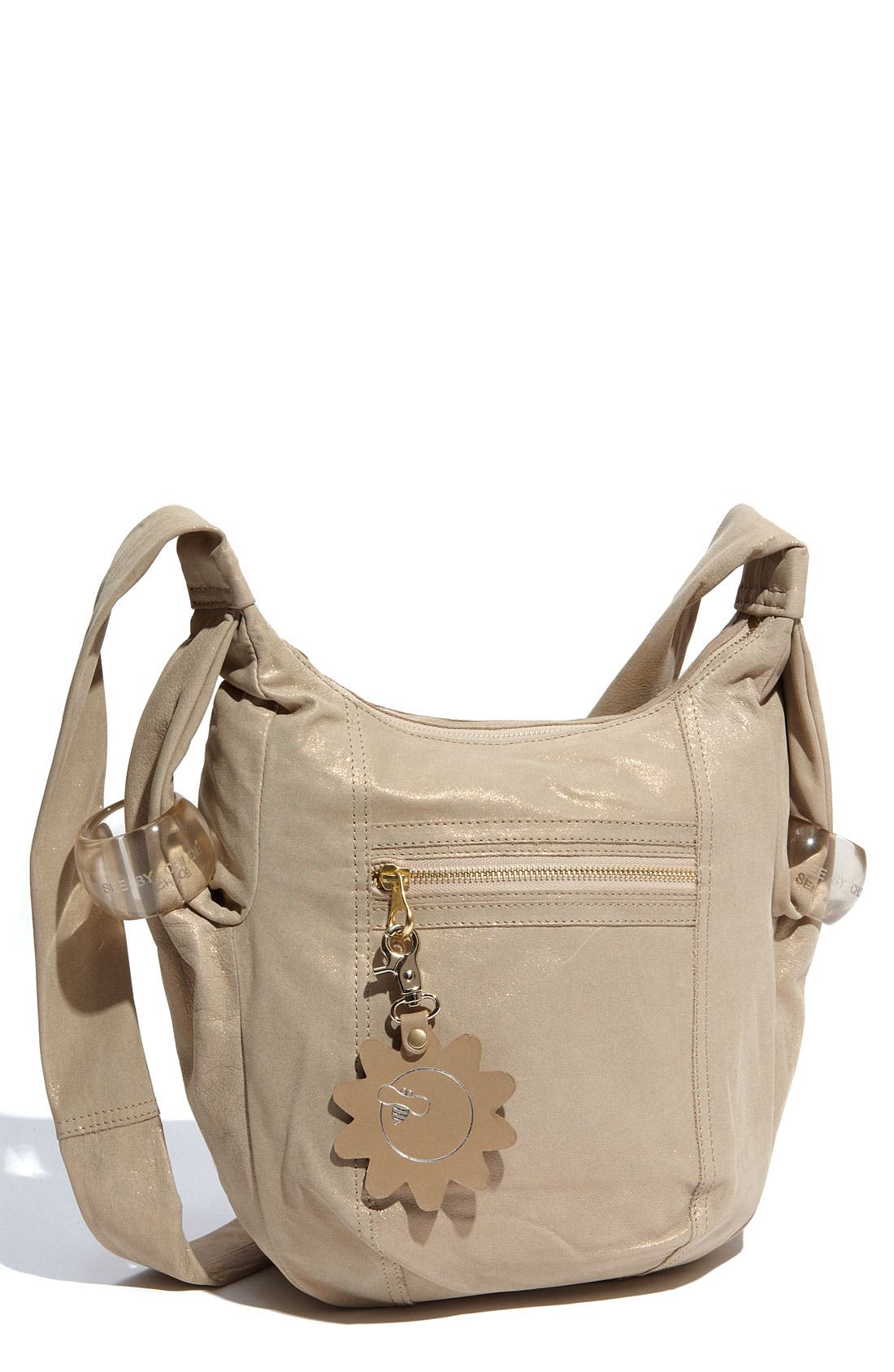 See By Chloé 'Ring Around Glitter' Leather Crossbody Bag Nordstrom