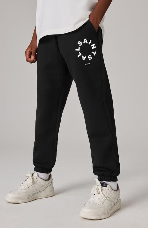 Shop Smallsaints By Allsaints Kids' Tierra Logo Joggers In Black