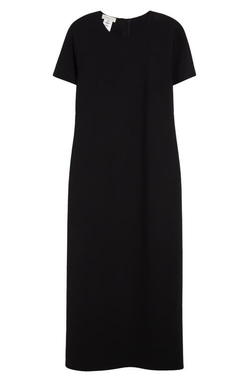 Lafayette 148 New York Double Face Stretch Wool Sheath Dress In Black