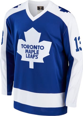 Toronto Maple Leafs Fanatics Branded Puck Deep Lace-Up Pullover Hoodie -  Blue