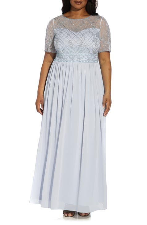 Adrianna Papell Beaded Gown Nordstrom