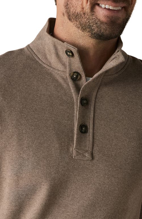 The Normal Brand Puremeso Mock Neck Top In Taupe