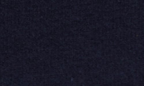 Mango Straight Fit Crewneck Sweater In Dark Navy