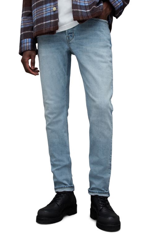 AllSaints Rex Slim Fit Jeans Light Indigo at Nordstrom, X 32