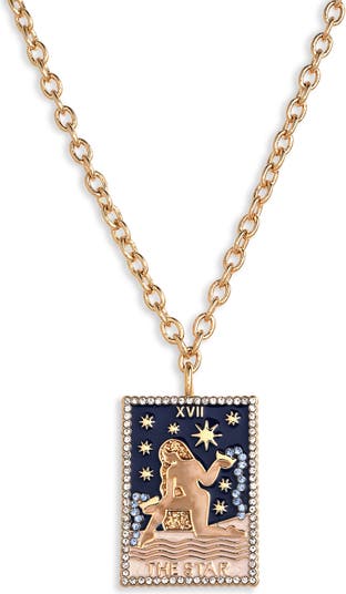 Baublebar Tarot Card Pendant Necklace in The Star
