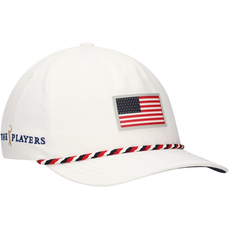 Shop Puma White The Players Volition Flag Flexfit Adjustable Hat