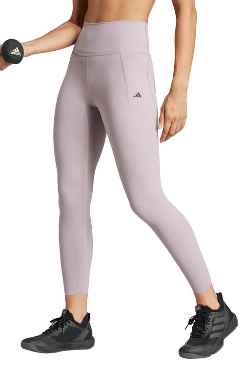 adidas Optime Luxe Pocket 7/8 Leggings Preloved Fig at Nordstrom,