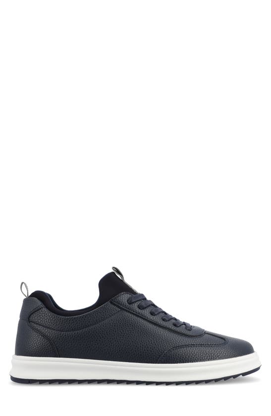 Shop Vance Co. Vance Co Orton Tru Comfort Low Top Sneaker In Navy