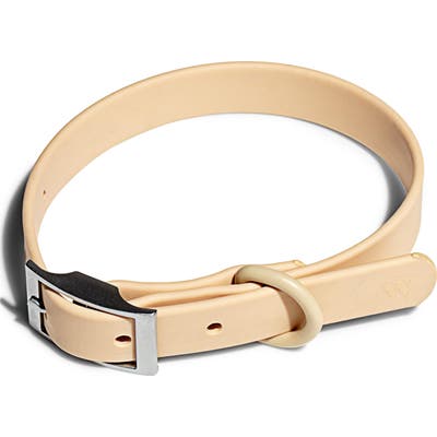 Wild One All-Weather Dog Collar, Beige