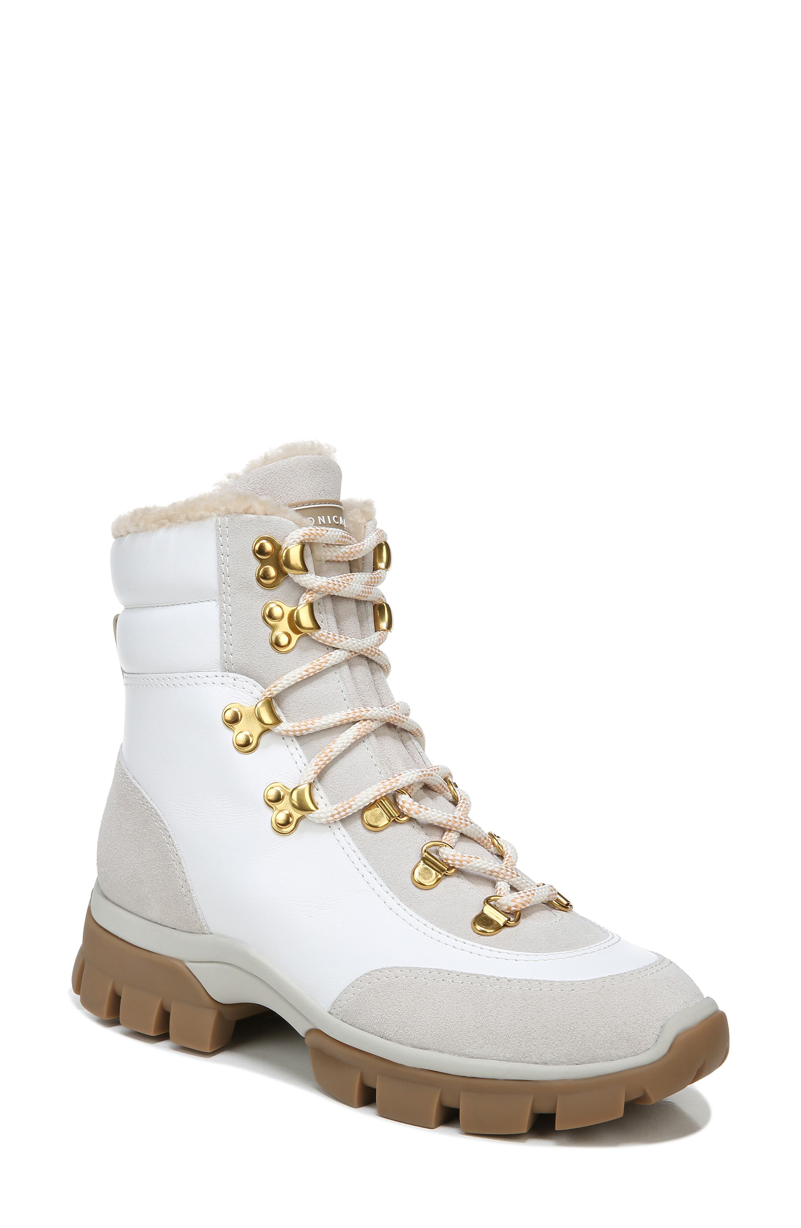 winter boots gold