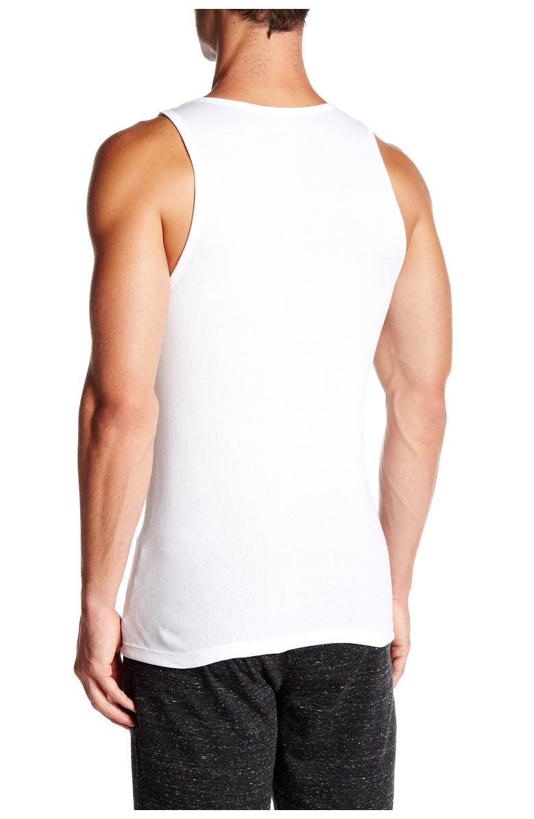 Calvin Klein 3Pack Cotton Ribbed Tanks Nordstromrack