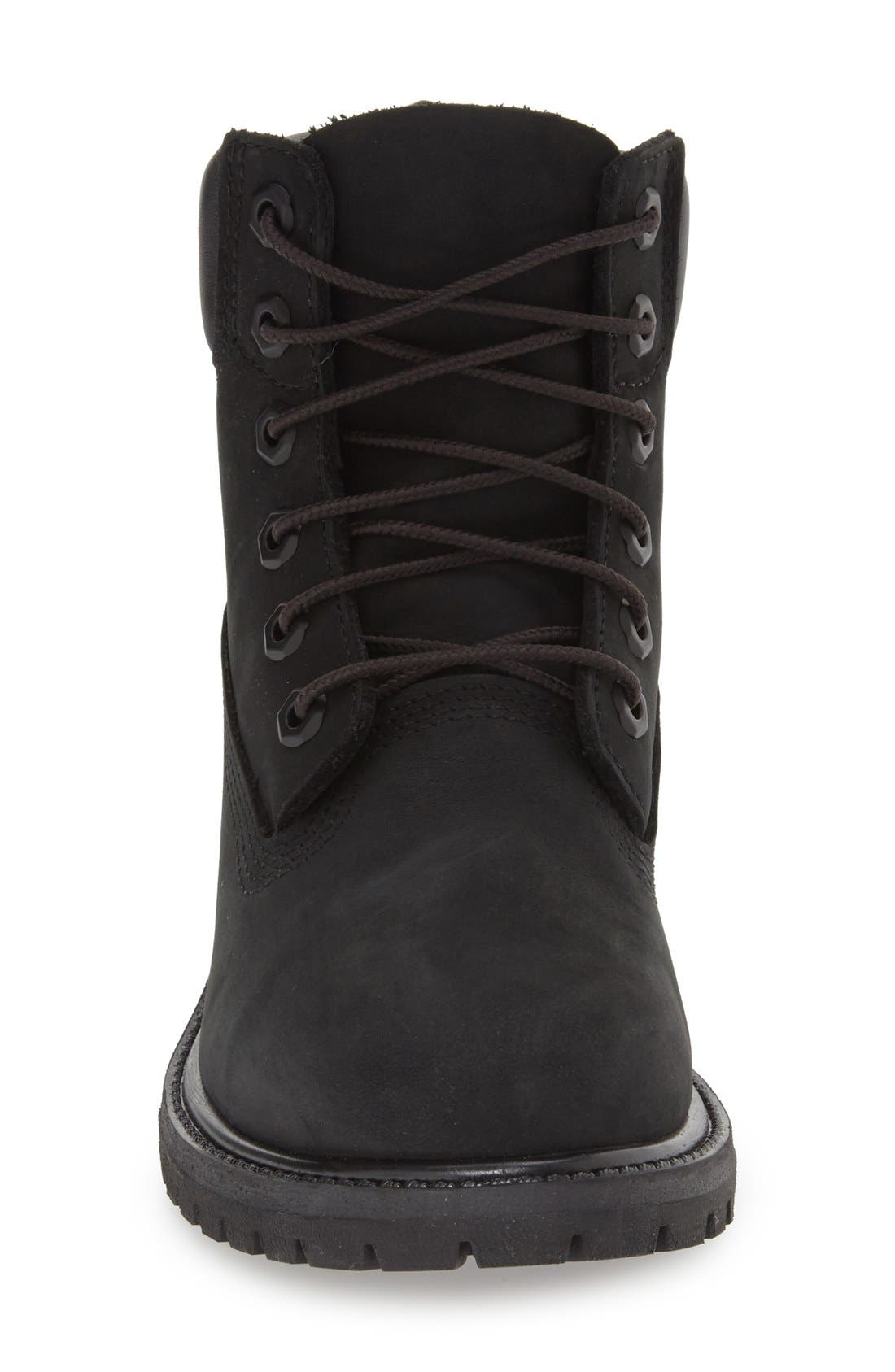 premium 6 inch boot for women in black