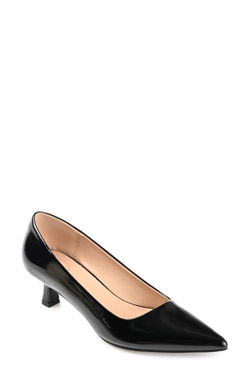 Shop Journee Collection Celica Pump In Patent/black